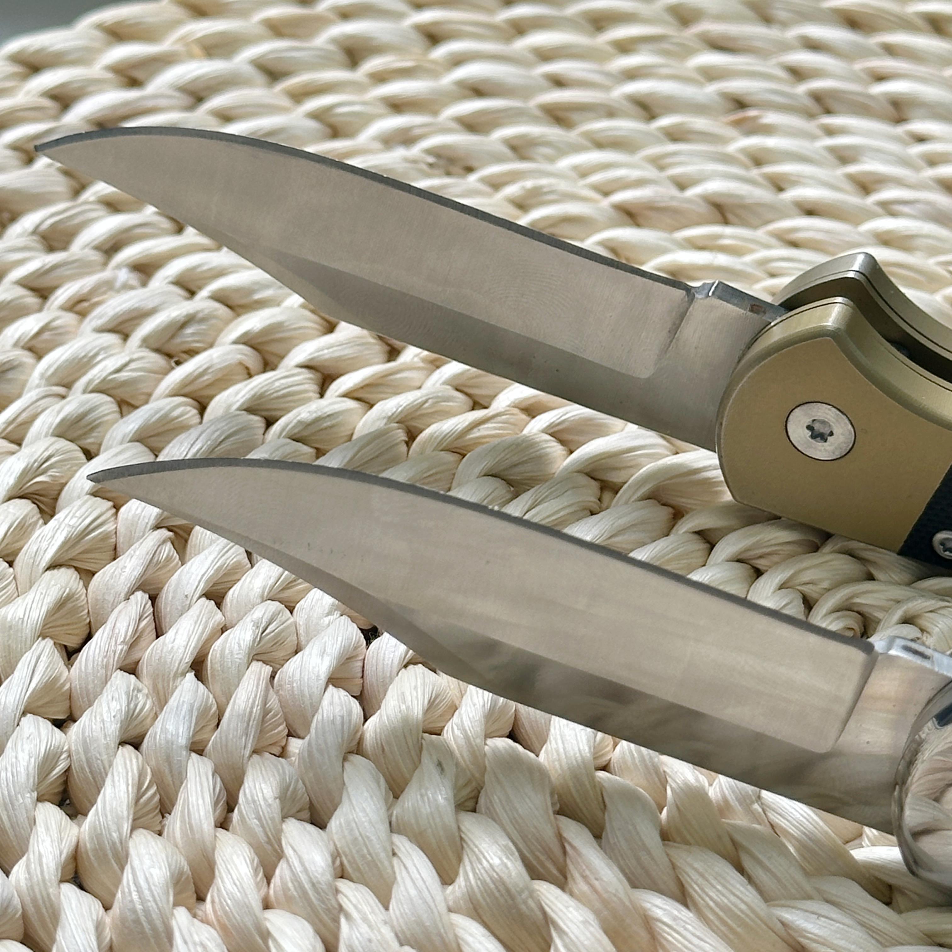 Premium Lockback Folding Knife High Quality G10 Handle EDC Tool for Hunting Camping