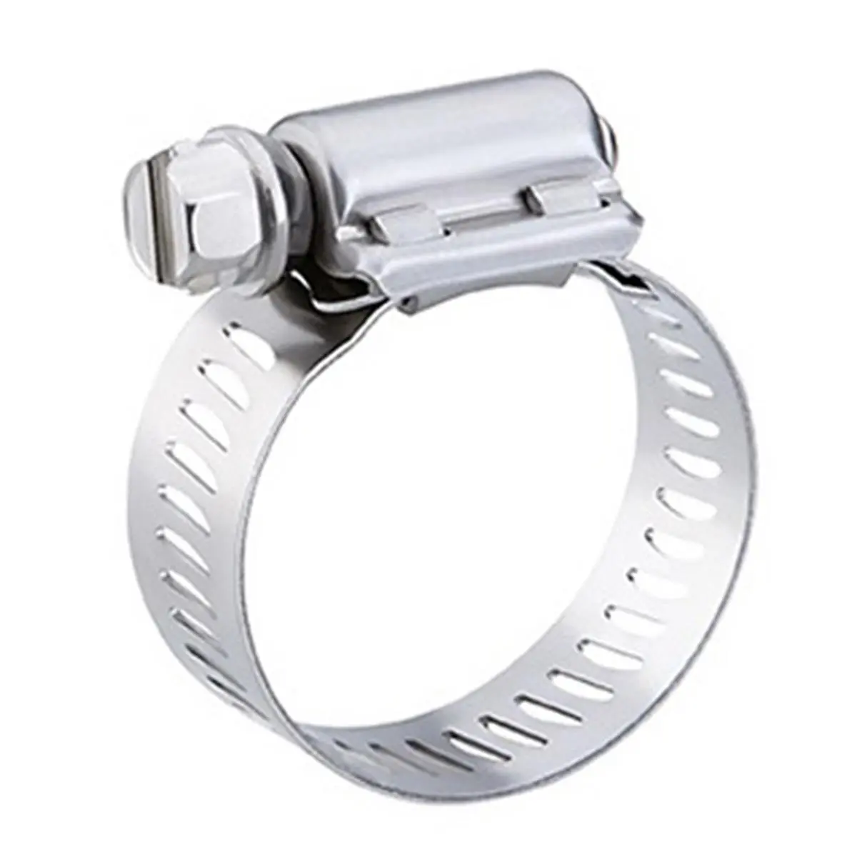 212 MAIN Stainless Steel Adjustable Hose Clamp (Model 219773) - 0.68x1.25in, High-Quality Processes, Hanging Poly Bag - For Sports Scooters, Fitness Equipment