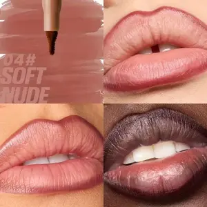 1pcs Long-lasting waterproof lip liner, Cosmetic, matte finish, creamy texture, non-sticky formula, provides precise lip contours and bold or soft looks for all skin tones, available in various colors for everyday and special occasions, perfect gift
