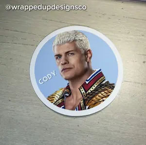 Cody Rhodes Inspired Vinyl Waterproof Sticker