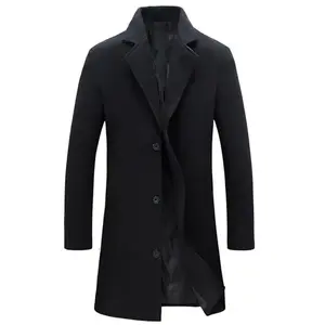 Men's Single Breasted Trench Coat - Classic Style for Men's Jackets - Menswear