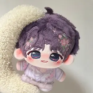 Kawaii Qinchen Plush Doll Set, Stuffed Animal, 10cm Anime Soft Toy & Keychain, Cute Backpack Decoration, Bedroom Decor, Birthday Gift