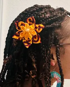 Amara Textile Flower Hair Clip
