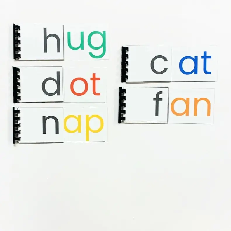 Read and Rhyme Flip Activity Books - Set of 5 Books for Reading and Rhyming Words