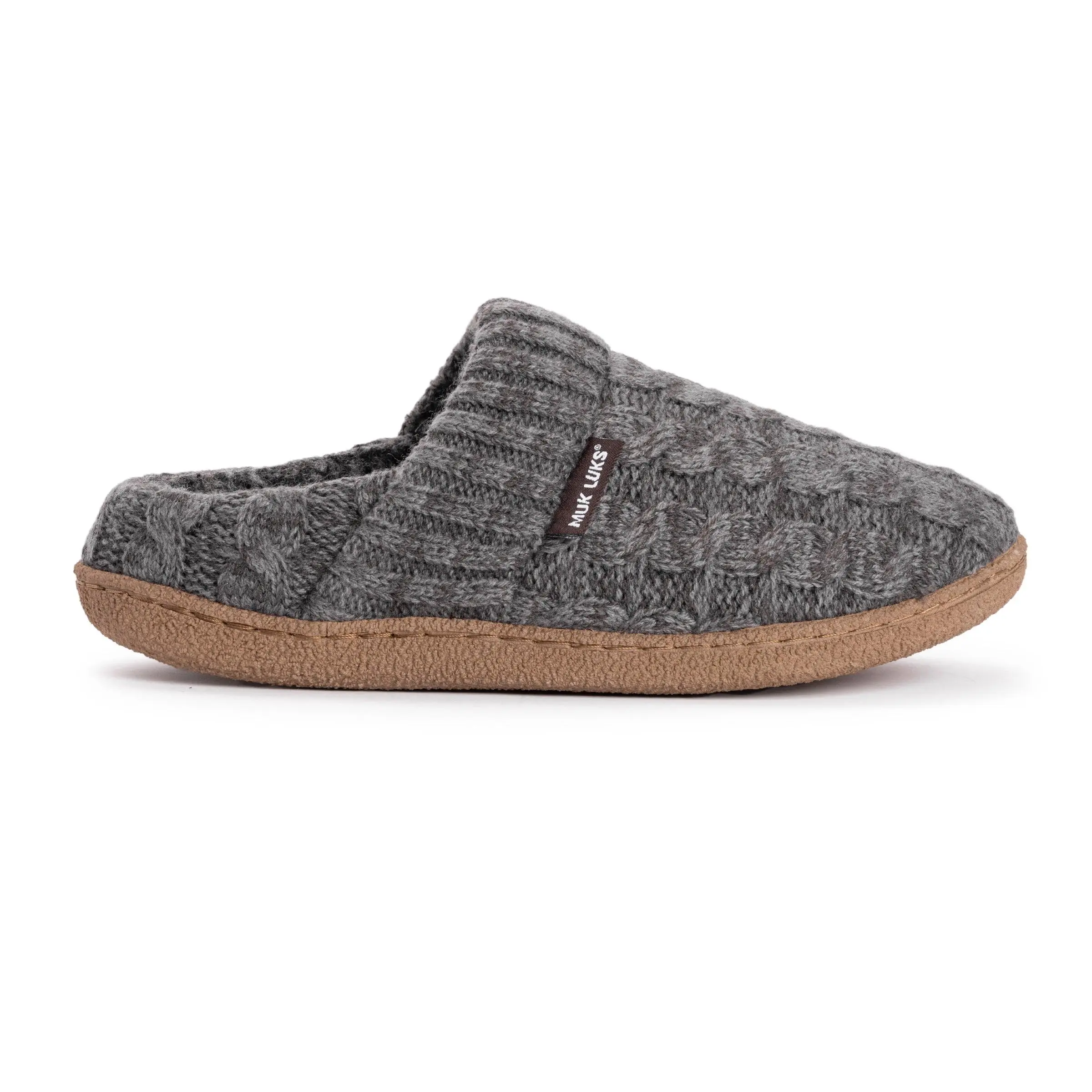 Muk Luks Men's Marcel Slipper - Soft, Comfortable Home Footwear, Foam-Lined, Casual, Closed-Toe, Double-Lined, Faux Men's Clogs, Foam-Lined Men's Clogs