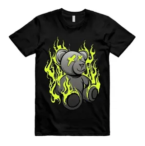 A M 95 Big Bubble Neon Yellow Black Cool Grey 2026 OG T Shirt Match LIT Unisex Streetwear