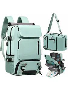 Business Large-Capacity Backpack with Laptop Compartment & Independent Shoe Compartment, Ideal for Commute & Business Trips, Water Resistant Bookbag, Business Travel Backpack, Traveler Essentials Backpack, Work Business Backpack, Waterproof Backpack