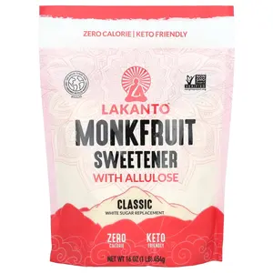 Lakanto Monkfruit Sweetener with Allulose, Classic, 16 oz (454 g)