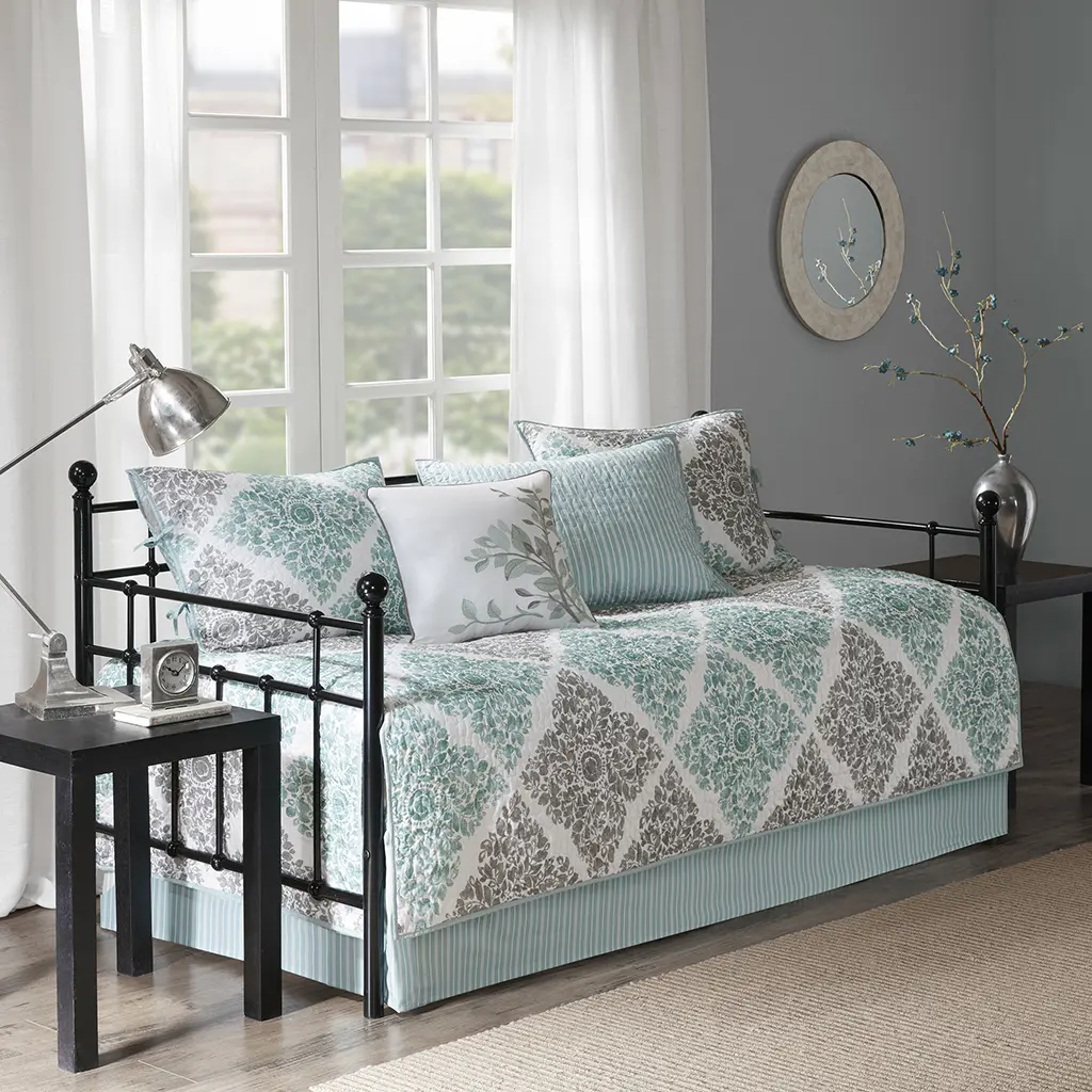 6 Piece Reversible Daybed Cover Set 6 Piece Reversible Daybed Cover Set