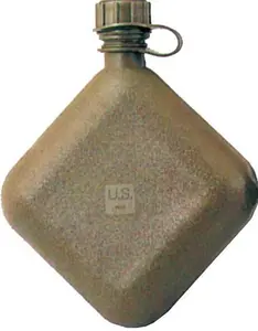 Olive Drab - Genuine GI 2 Quart Bladder Canteen - USA Made