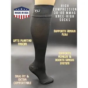High Compression Socks 30-40 mmHg - Knee High