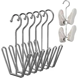 PrimPick Shoe Display Hook Shoes Drying Rack Stainless Steel Shoes Hanger