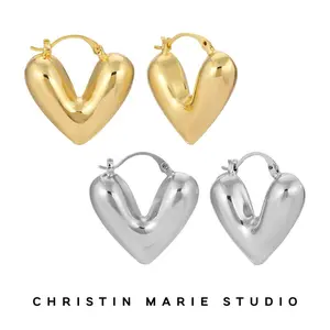 Puff Heart Earrings