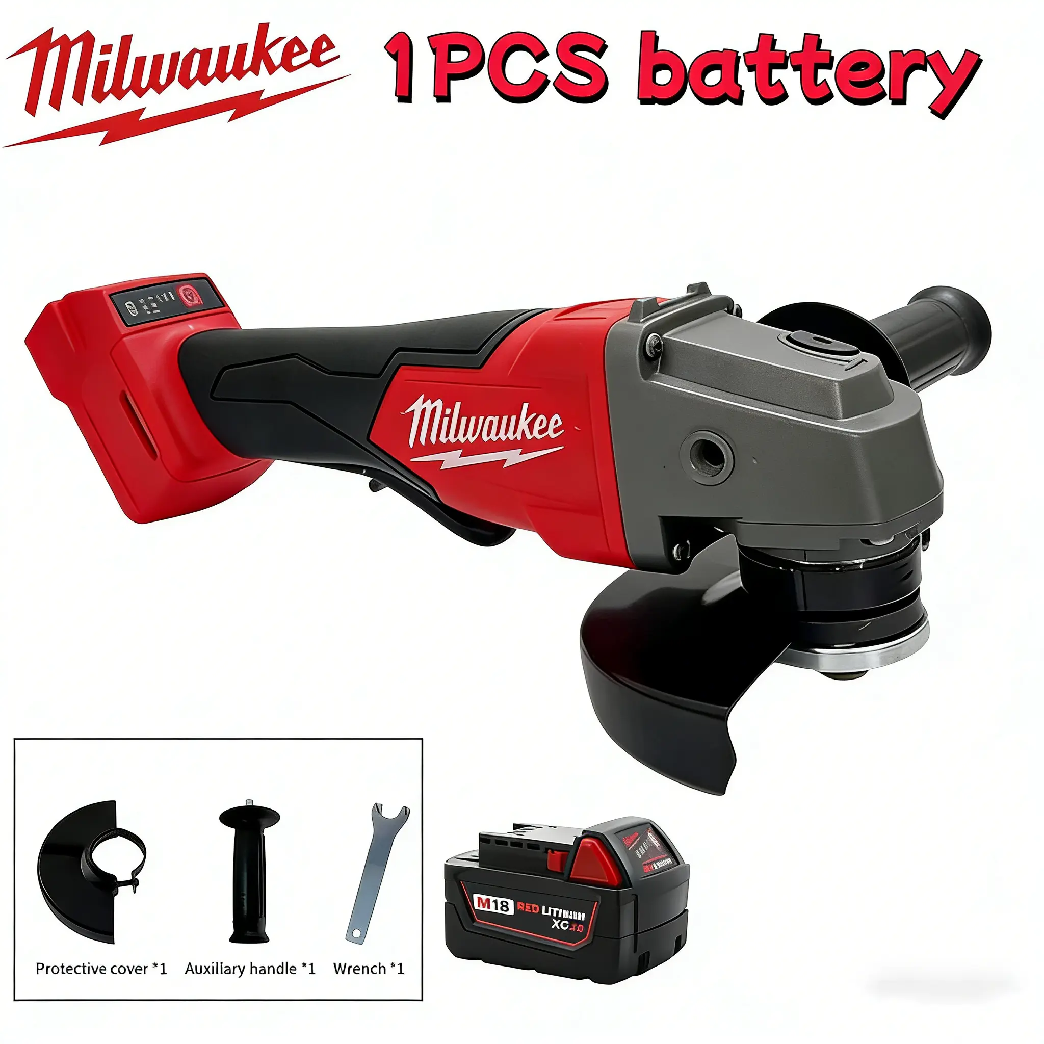 Milwaukee High-Efficiency Brushless Grinder – Professional Cutting Tool for Jobsites