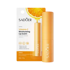 【Buy 2 Get 1 Free】Korean Vitamin C Lip Balm – K-Beauty Hydrating Juicy Lip Glow Stick for Dry Chapped Lips – Glossy Lip Glaze, Plumps & Softens, Deep Moisture, Glass-Like Shine Lip Care Moisturize Moisturizing Moisturizer Hydrate, Adults, Single Item