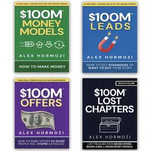 $100M Series 4-Book Bundle: Money Models, Leads, Offers & Lost Chapters – Complete Business Strategy, Lead Generation, High-Ticket Offers & Wealth Building Collection for Entrepreneurs & Small Business Owners