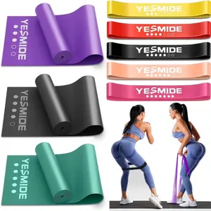 Resistance Bands for Working Out, 8 Pack Exercise Bands with 8 Resistance Levels, Booty Bands for Leg and Butt, Workout Bands Set for Physical Therapy Pilates Yoga, Stretch Bands for Exercise
