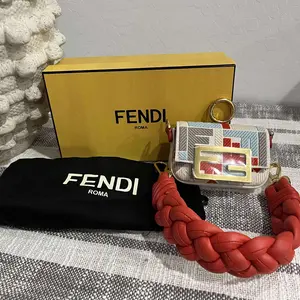 Pre-owned FENDI Canvas mini bags Nano Baguette BRAND NEW WITH TAGS