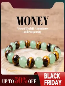 Attract Wealth and Prosperity Crystal Bracelet, East Ling Jade & Tiger Eye Stone Combo, Perfect Gift for Friends, Natural Healing Jewelry, High Quality Bracelet, Exquisite Bracelet
