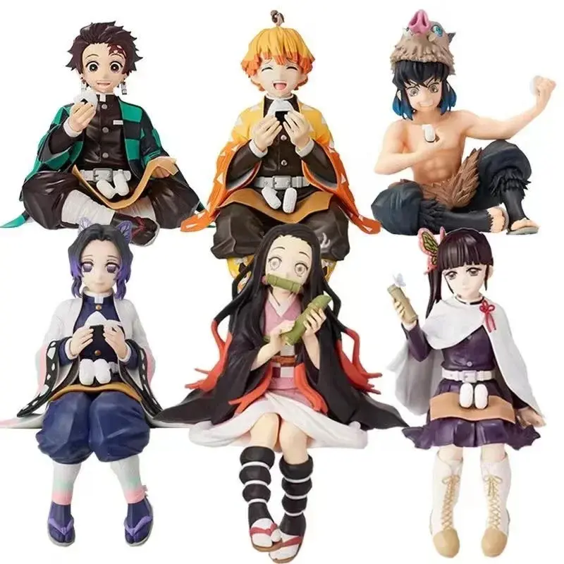 2026 Demon Slayer: Kimetsu no Yaiba Anime Collectible Character Figurine Set - Kamado Tanjirou, Agatsuma Zenitsu, Nezuko Warrior-Themed PVC-Free Action Figures, Figurines for Collectors, Toy for Anime Fans