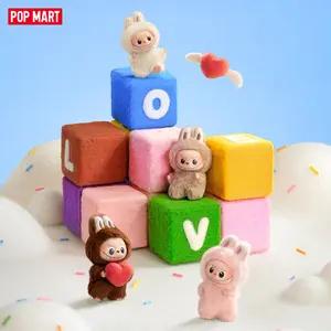 POP MART THE MONSTERS Pin for Love Series - Vinyl Plush Pendant blind box (A-M), Labubu Collectible Toys, Valentine’s Day Gifts-1.0