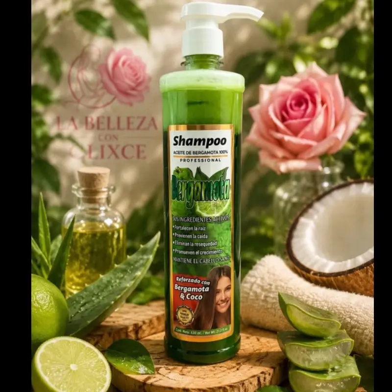 Bergamota Nourishing Daily Haircare Shampoo - Scalp-to-Tip Hair Cleanser with Scalp Care Benefits