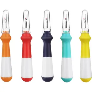 5 count  Grip Seam Ripper, Colorful Large Thread Remover for Sewing Crafting Removing Embroidery Hems and Seams