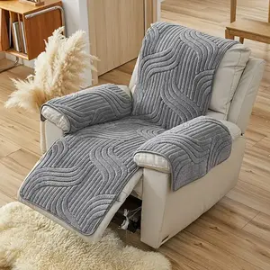 Bohemian sofa cover, flannel armchair cover, soft and comfortable kid recliner cover, pet-resistant furniture cover for home decoration
