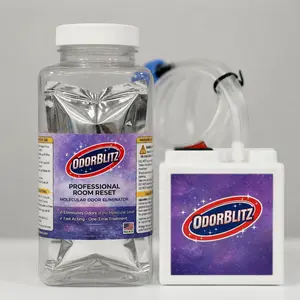OdorBlitz Bomb - Ultimate Home Odor Eliminator with Chlorine Dioxide Technology for Smoke Cigarette Urine Mildew Pet Vomit Food Sweat Chemical Smells