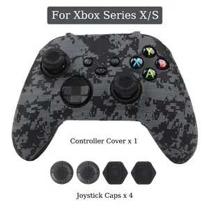 Silicone Soft Protective Gamepad Cases For Xbox Series X/S Controller Game Joystick Cover For Xbox One X/S 360 Elite Series 2 Controller Accessories Protection Game Console Accessories