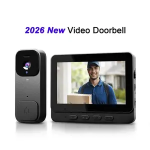 2026 New X7 Video Doorbell Camera - No WiFi Required, Wireless, With Display Screen, No App, No Monthly Fees, 2-Way Talk, Night Vision tiktokshopspringglowup