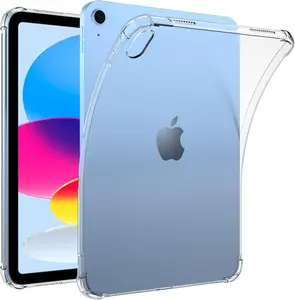 Clear Case for iPad (A16) 11th Generation 2025 11-inch/10th Generation 2022 10.9 inch, Transparent Four Corner airbag Anti Drop TPU Protective case a2696 a2777 A2757 A3355 A3356