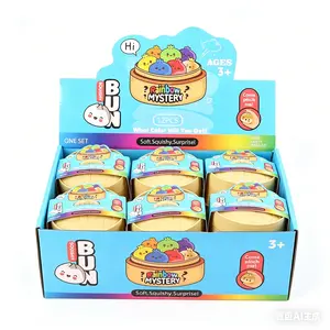 Expressive Big Dumpling Squishy Blind Box, MysecretBun Fidget Toy, Soft TPR Material, Stress Relief, UnboxingSurprise, Random Style per Pack.Valentine's Day andEaster gifts, suitable for adult to exchange gifts