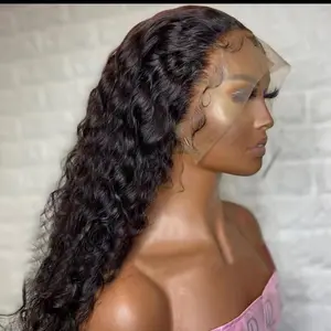 Black Water Wave Wig - Long Curly Hair for Women