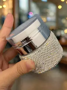 Star Beauty Travel Portable Cream Foundation Bottle, Luxury Rhinestone Press Pump Dispenser, Fresh Skincare Experience, Compact Liquid Container, Lotion Bottles