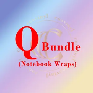 Q Box 10 PCS Notebook Decals Waterproof Customized Craft Sticker Adhesive Vinyl Decal Glitter Sticker DIY Kit Ready to Use Vivid Color Strong Stickiness