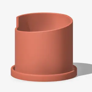 Minimalist Ramp Pot for Home Garden - Flower Pot for Indoor and Outdoor Use