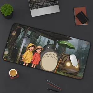 Studio Ghibli Totoro Mouse Pad – Forest Encounter Anime Desk Mat