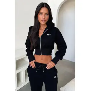 Kaztek Cropped Jacket - Black