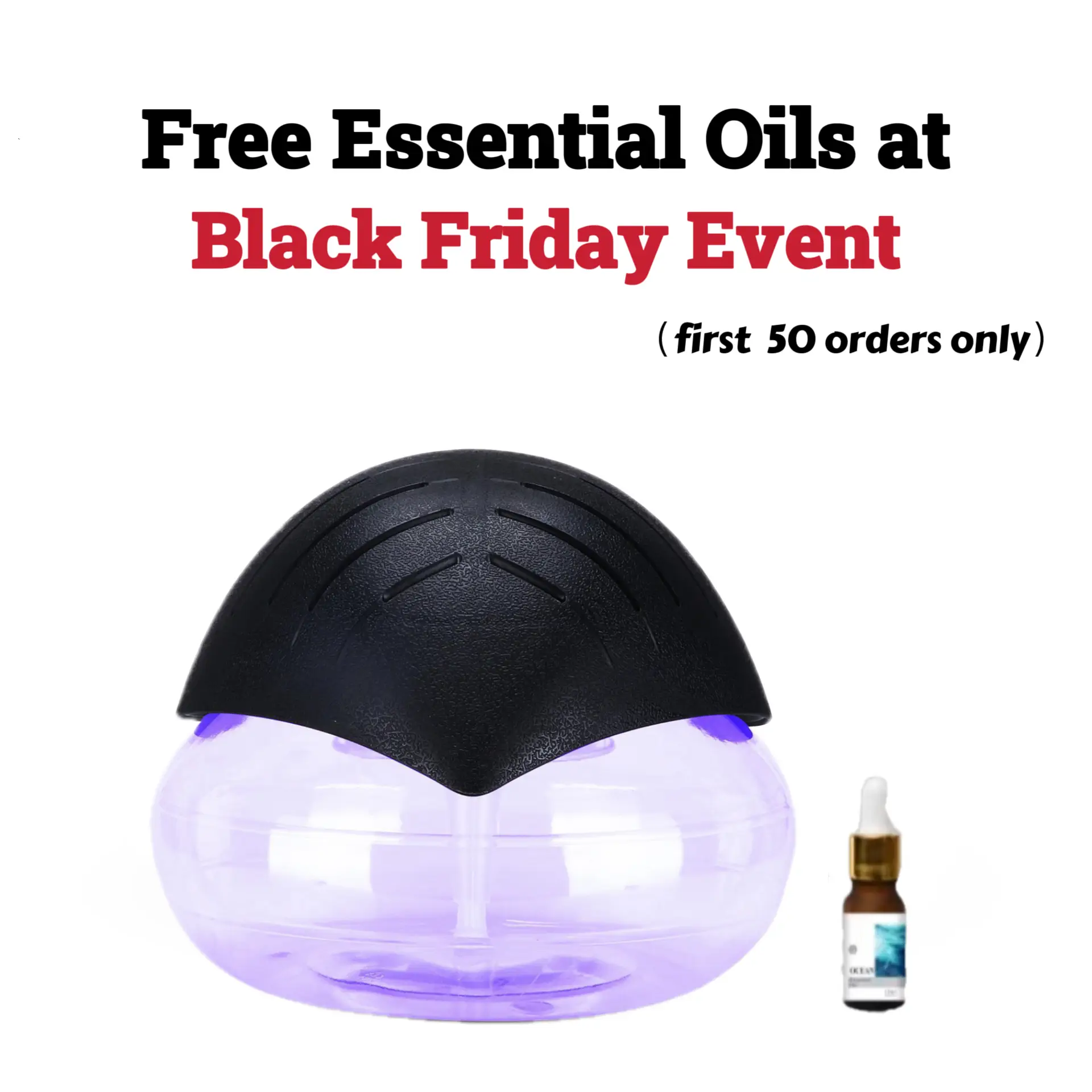 [Tiktok Refugee][Clearance Sale] Air Purifiers, Essential Oil Aroma Diffuser with LED Night Light, Air Purifier for Home Office, Household Small Air