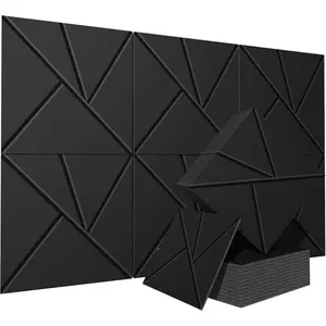 6 Pack Acoustical Wall Panels- 60" x 40" Large Art Acoustic Panels, Decorative Acoustic Panels, Sound Absorbing Wall Panels for , Office, Recording Studio