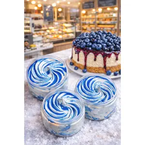 Wickedly whipped wonders Blueberry cheesecake, muffin, whipped body butter