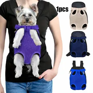 Adjustable Outdoor Pet Backpack, Animal Carrier for Dogs and Cats, Comfortable Nylon Shoulder Straps, Safe and Stylish, Ideal for Hiking, Travel, Commuting