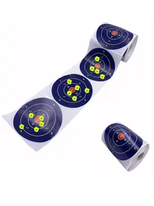 200 Sheets Per Roll 4 Inch Shooting Practice Splatter Color Changing Target Paper Stickers, Durable & Reusable Design, Ideal for Training Outdoor Sport