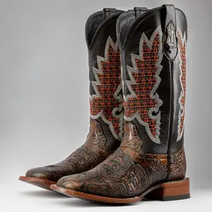 “The Silent Four” Brown - Square Toe