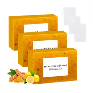Turmeric & Kojic Soap,  Soap Body Care Body Wash Lemon Flawless Organic   Daily Fragrance turmeric soap