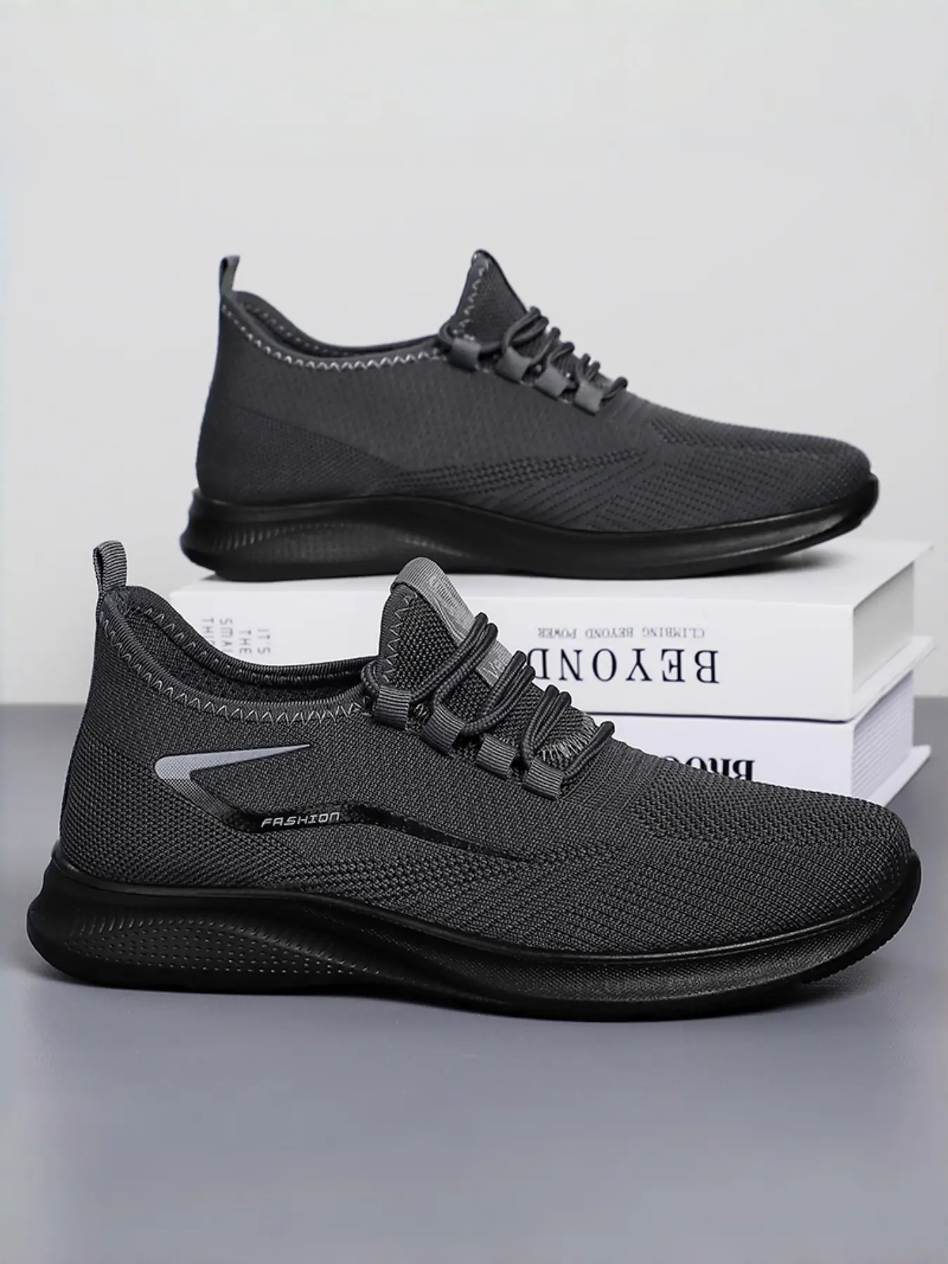 Big-Size Men's Airflow Athletic Running Sneakers, Athletic Running Trainers, Breathable Flexible Walking and Jogging Trainer Shoes