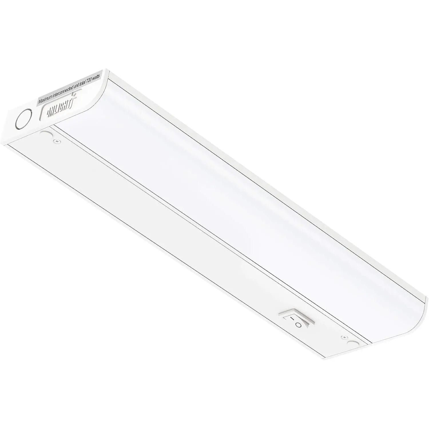 Inlight 12-inch Hardwired Only LED Under Cabinet Lighting, Daylight White(5000k), Dimmable, Matte White Finished, ETL Listed, IN-0201-11-WH-50