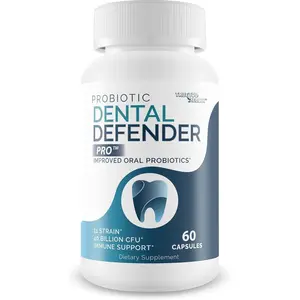 Probiotic Dental Defender Pro - Our Best Oral Probiotics for Teeth and Gums - Healthy Teeth Vitamins Supplements - Oral Health Probiotics - Probiotic Dental Supplements for Teeth Enamel Supplement