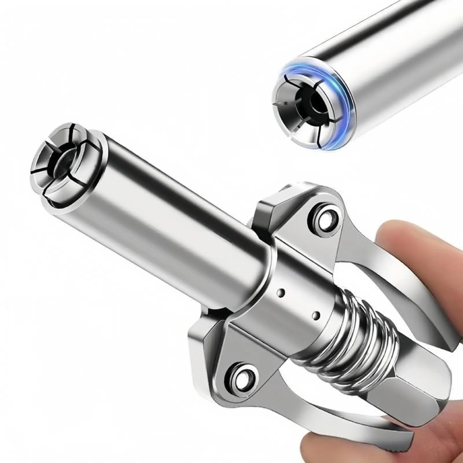Grease fittings, 12,000 PSI high pressure grease nozzle fittings, grease gun couplers for greasing all machinery and equipment, compatible with all 1/8" NPT grease guns.